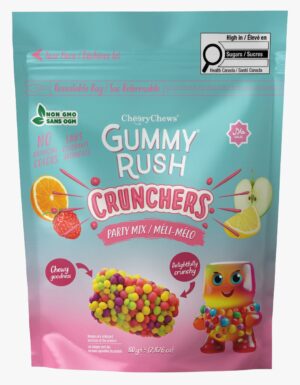 Gummy Rush Crunchers – Party Mix (80g)