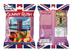 Gummy Rush – Gummy Worms London Edition (135g)