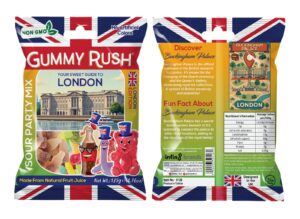 Gummy Rush – Sour Party Mix London Edition (135g)