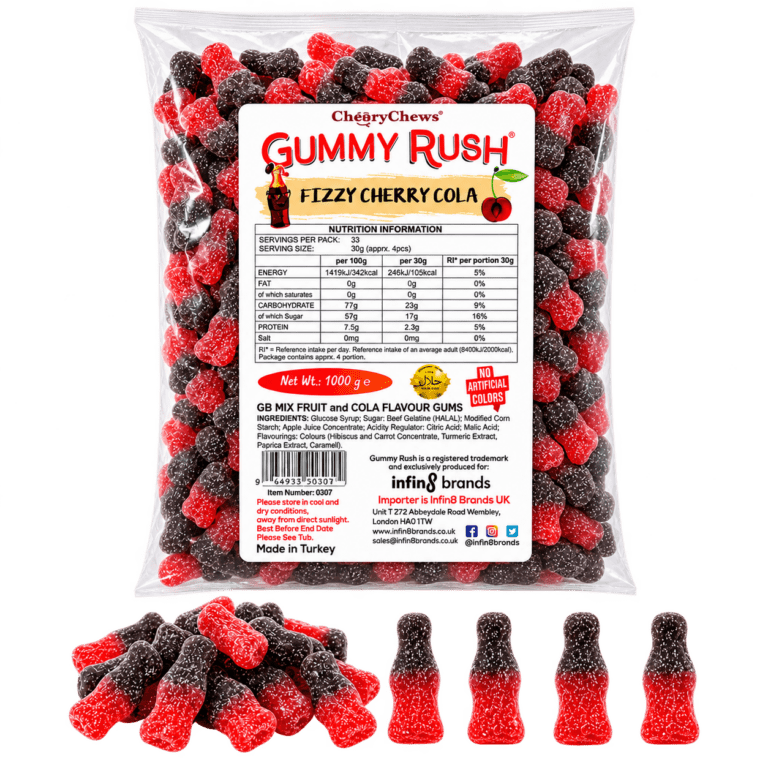 Fizzy Cherry Cola 1000g